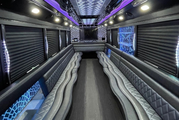 Costa Mesa Party Bus Interior