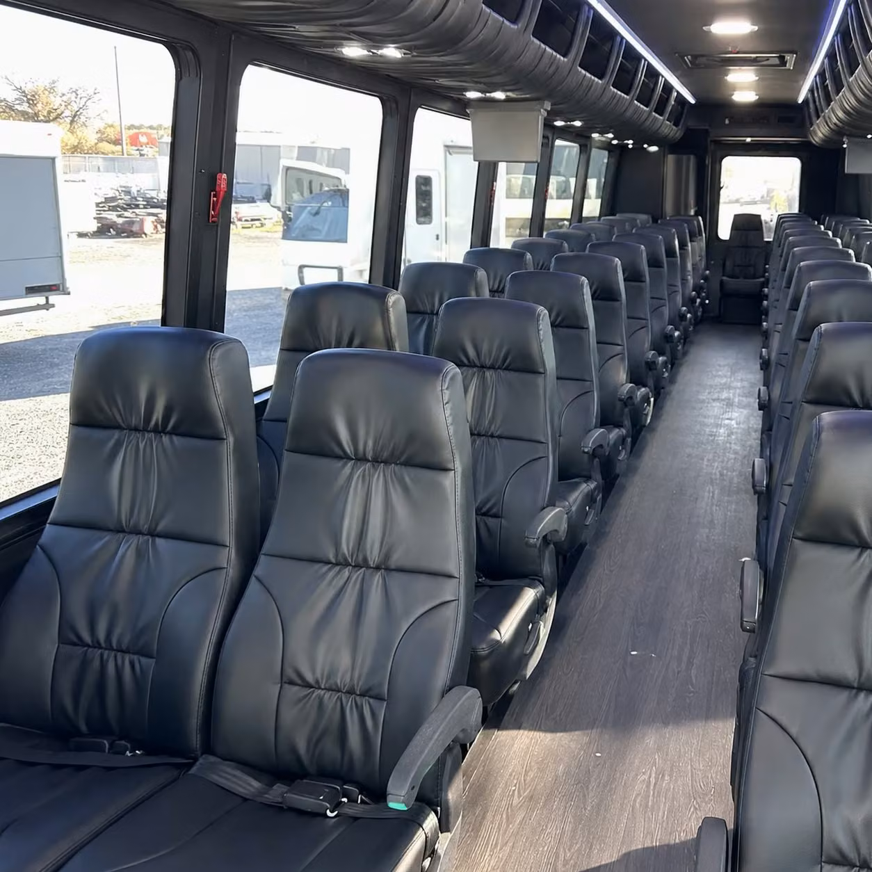 25 passenger minibus interior