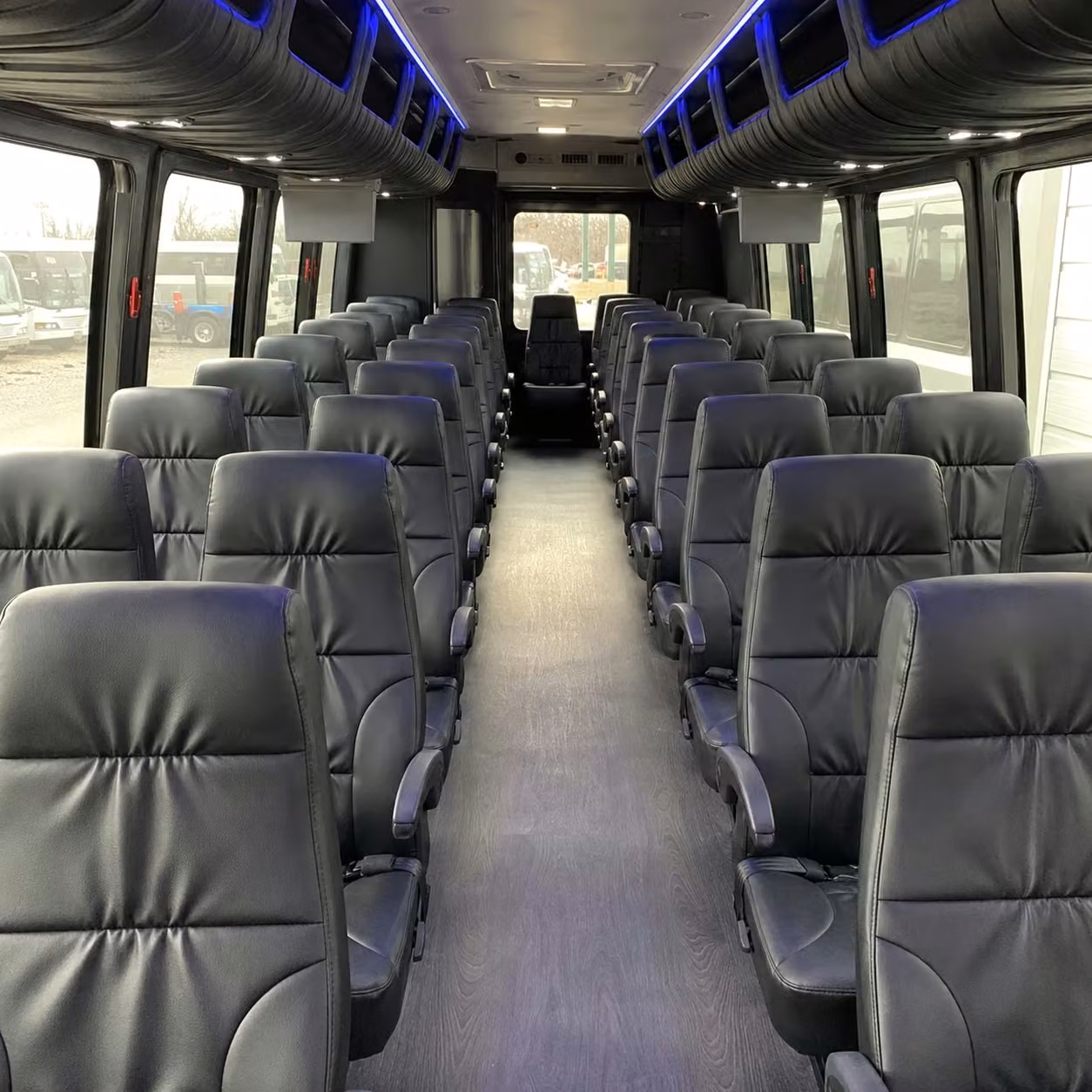 30 passenger minibus interior