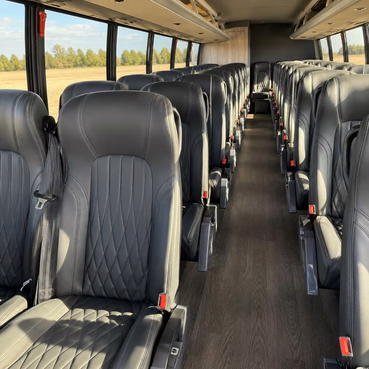 35 passenger minibus interior